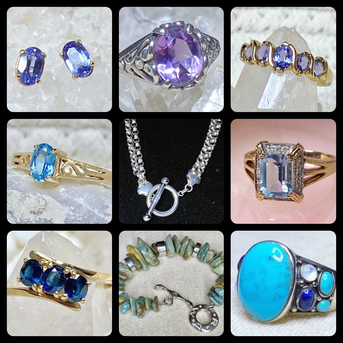 #FridayFavorites

Find these pieces and so many more in my @eBay listings!

Linktr.ee/StuffWeFind <-has all my links 😊

Thanks for looking! 🌸
-
#vintagejewelry #estatejewelry #gold #SterlingSilver #gemstones #jewelry