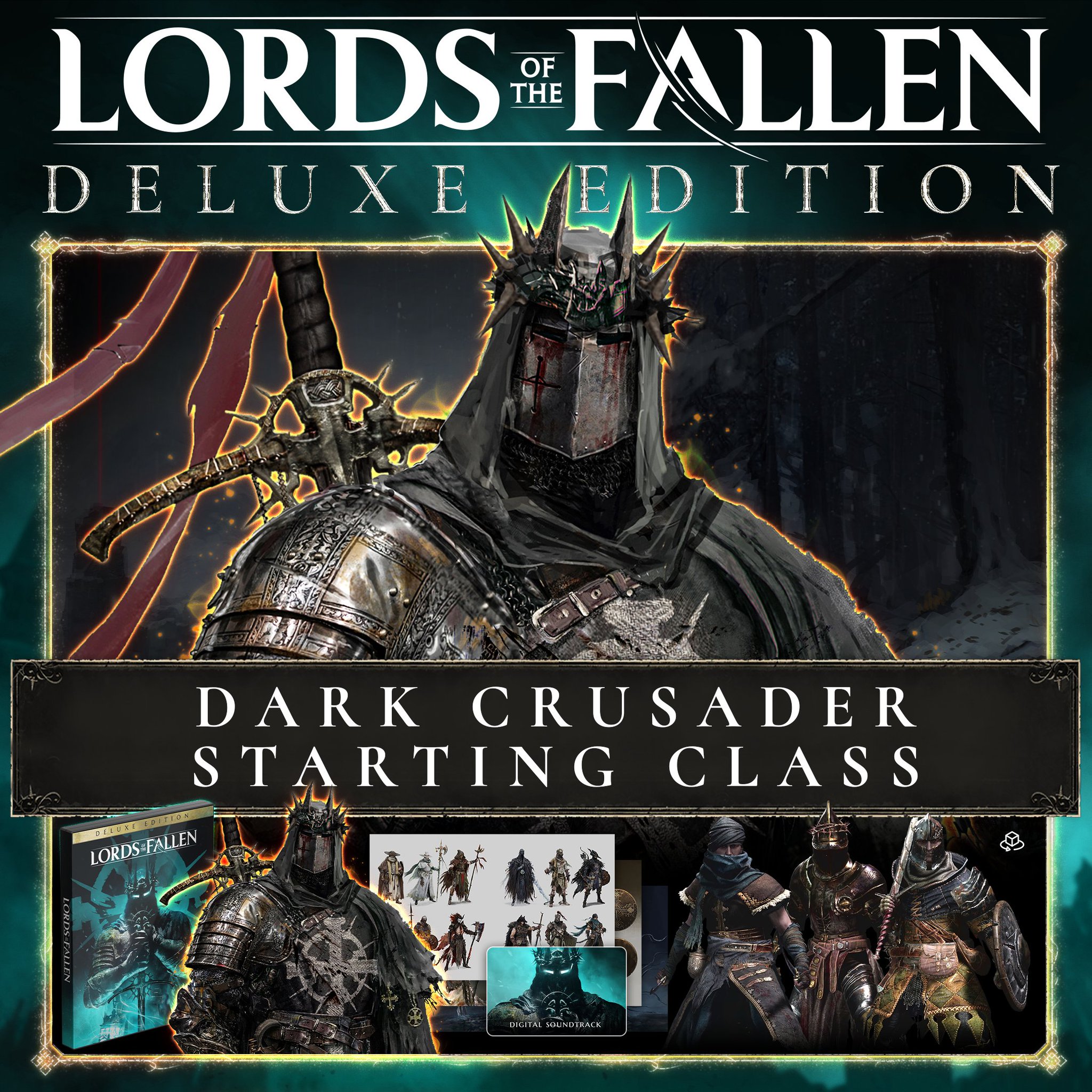 LORDS OF THE FALLEN on X: Burn a brighter light through the darkness with  EXCLUSIVE bronze, silver, & gold armour tincts. Only available with the  LORDS OF THE FALLEN Deluxe Edition. Pre-order