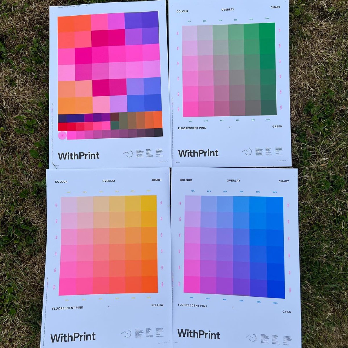 Fluorescent Pink Testing. 
Our new HP Indigo has the ability to run Fluorescent Pink and we wondered what this might look like underpinned some CMYK colours. 
-
You know what? It looks amazing!
-
Watch this space. Free A5 print setup guides will be available soon
-
NO FILTER. 😎
