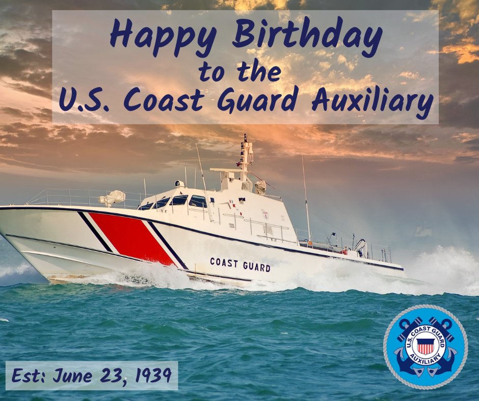 Happy Birthday to the US Coast Guard Auxiliary #ClearPathLending #ClearPath #Lending #Mortgage #Refinance #HomeLoan #VALoan #happybirthday #military #coastguard #coastguardaux #birthday #service #army