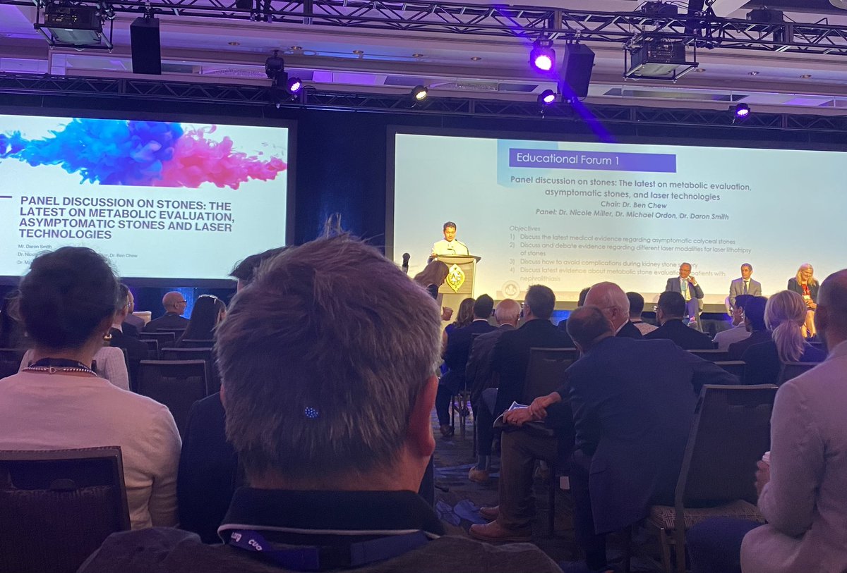 A great morning of endourology sessions at <a href="/CanUrolAssoc/">Canadian Urological Association</a> meeting