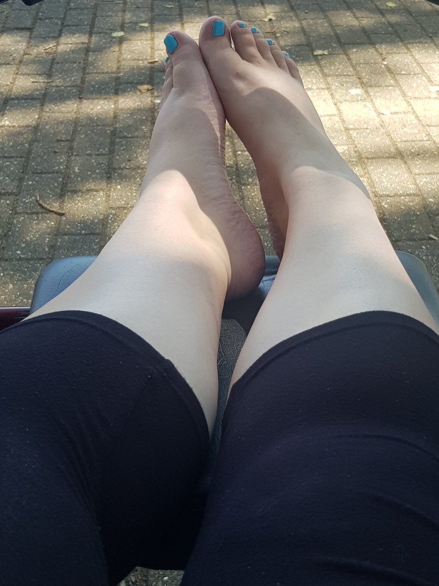 Nice day out today. #summer #bluenails #blue #selfcare #feetpics #sunshine #feet #legs #selfcarematters #picsforsale #fanvue