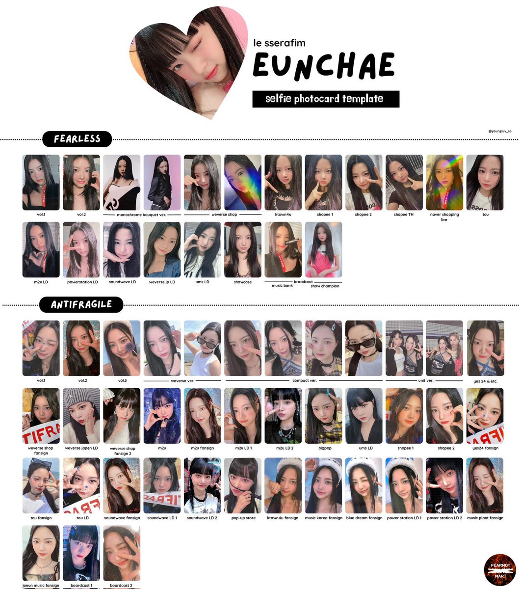 leask! whats your fav eunchae poca from this template? 🥰