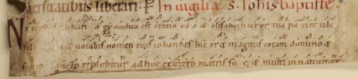 this #FragmentFriday is the even of the feat of John the Baptist in some places, which obviously calls for #chant. Start off with some neumes from Leipzig: fragmentarium.ms/view/page/F-75…