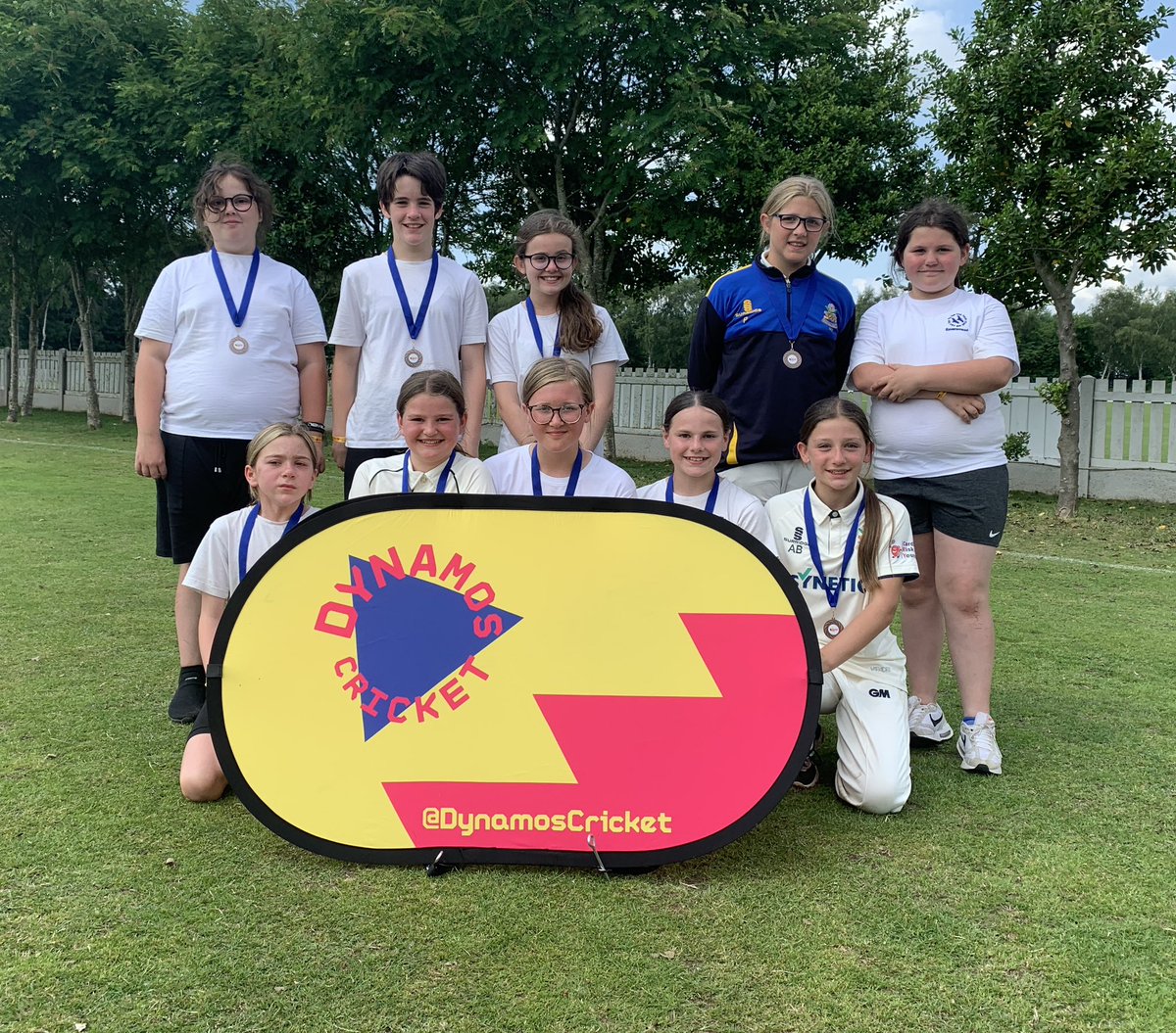 Congratulations to St Thomas of Canterbury. Winners of the @StaffsCricket Girls Dynamos County Finals yesterday. Runners-up were @StBenedictsCE and 3rd place were Ravensmead. Well played girls @Chance2Shine Thanks to @FordhousesCC for hosting