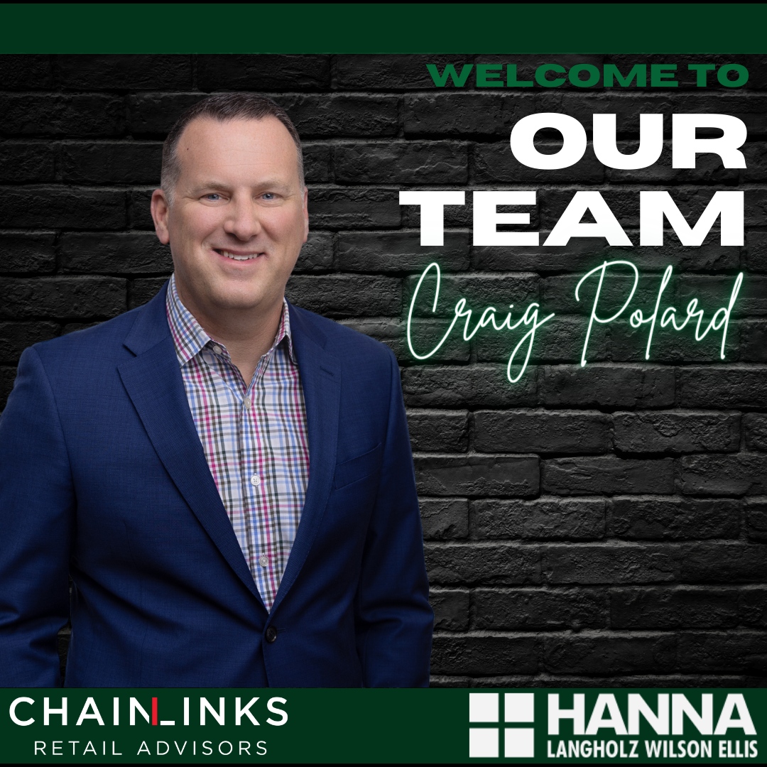 So excited to announce Craig Polard joining HLWE's Team! Craig co-founded Pinpoint Retail and over the last 2 decades, he has worked as a real estate broker, consultant, senior leasing executive, developer and investor completing hundreds of transactions across multiple states.