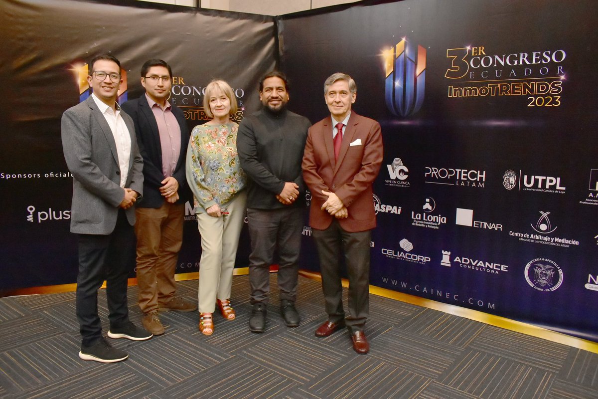 utpl's tweet photo. #UTPL presente en el III Congreso Nacional del Ecuador #InmoTrends 2023 🇪🇨

@nopiedra, director de TI y Transformación Digital @utpl, participó del evento organizado por la Cámara Inmobiliaria Ecuatoriana con el tema "Inteligencia Artificial y su impacto en economías emergentes". https://t.co/btqnJc5GGD