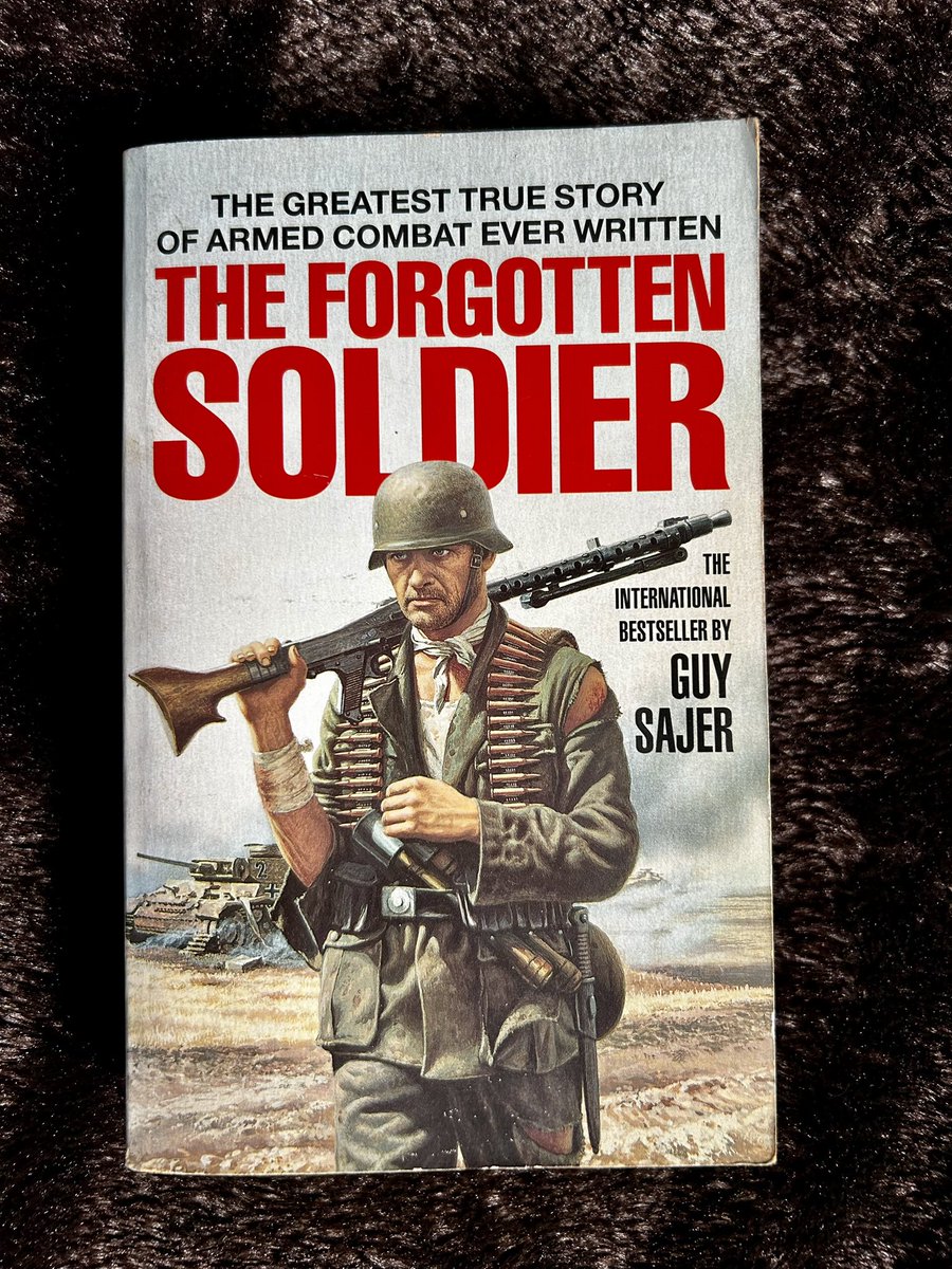 CraigRunner's tweet photo. I read this way back in the early 90s I think. Is it actually non-fiction. Thinking of revisiting. The Forgotten Soldier by Guy Sajer. @almurray @WeHaveWaysPod #ww2 #Sww #nonfiction #easternfront #russianfront https://t.co/v1jrAu2vK4