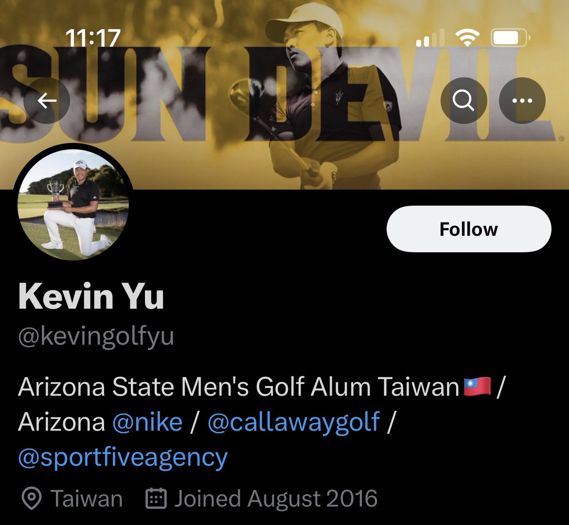 Hey @espn, why doesn’t Taiwanese golfer Kevin Yu get the flag of Taiwan next to his name, but Mcllroy gets Northern Ireland’s next to his? The Chinese Taipei flag is just for the Olympics. This is shameful and blatant disrespect to Yu. @PGATOUR players should be outraged.