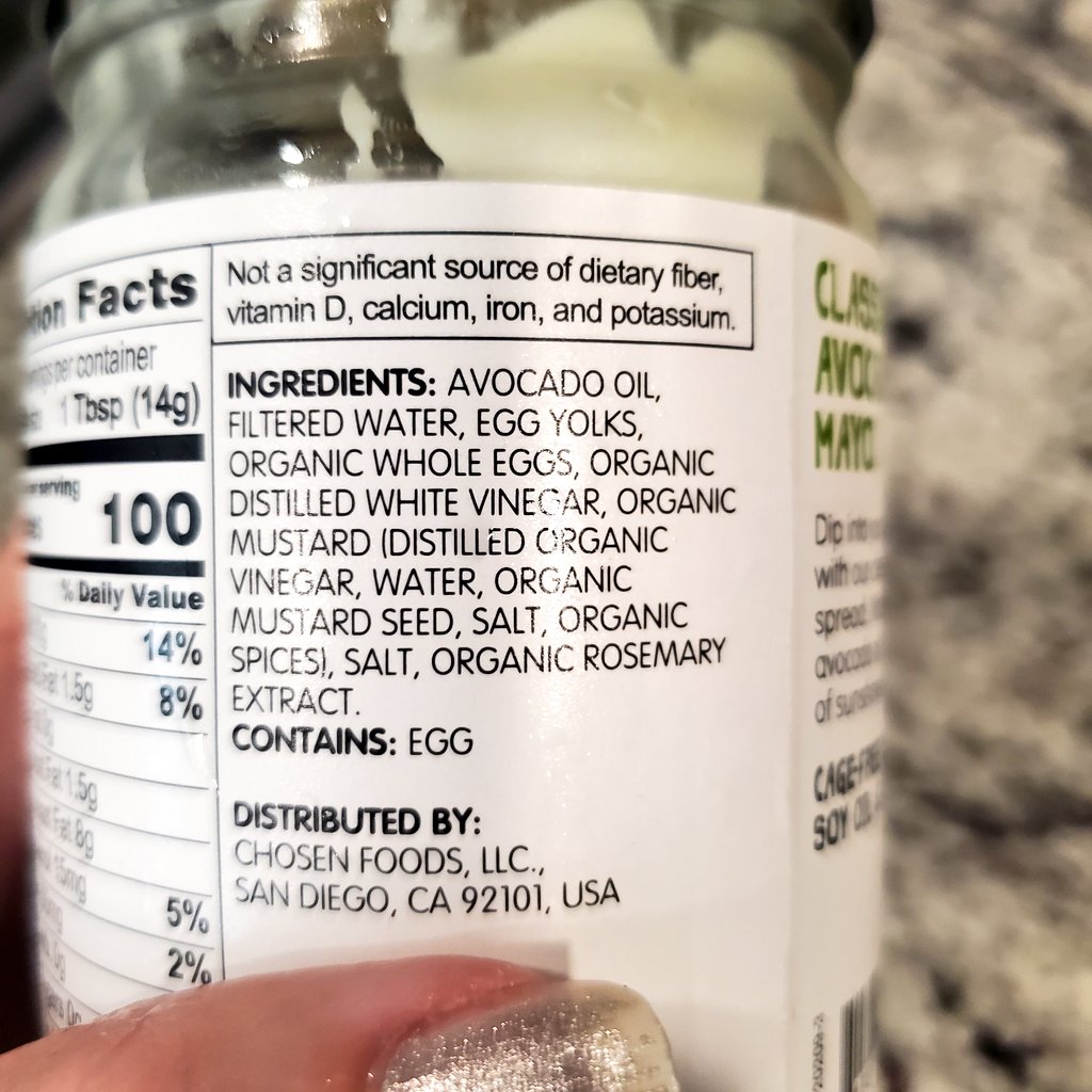 Y'all know I looooove @DukesMayonnaise but I don't eat it bc it's made with seed oil. 
<<< sigh >>>

BUT this brand of avocado oil mayo is the best (only one that doesn't taste like crap) I've found that I actually enjoy the taste of, right off the knife. 

#NoSeedOils #Health