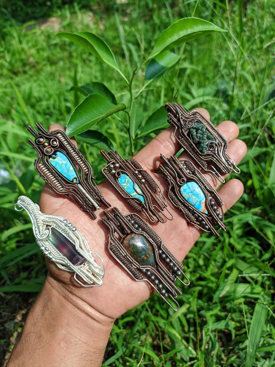 BramSasmitha's tweet photo. Available for sale
Price $150 for all
#pendant #wirewrapping #wirewrappedjewelry https://t.co/ftjduGG567