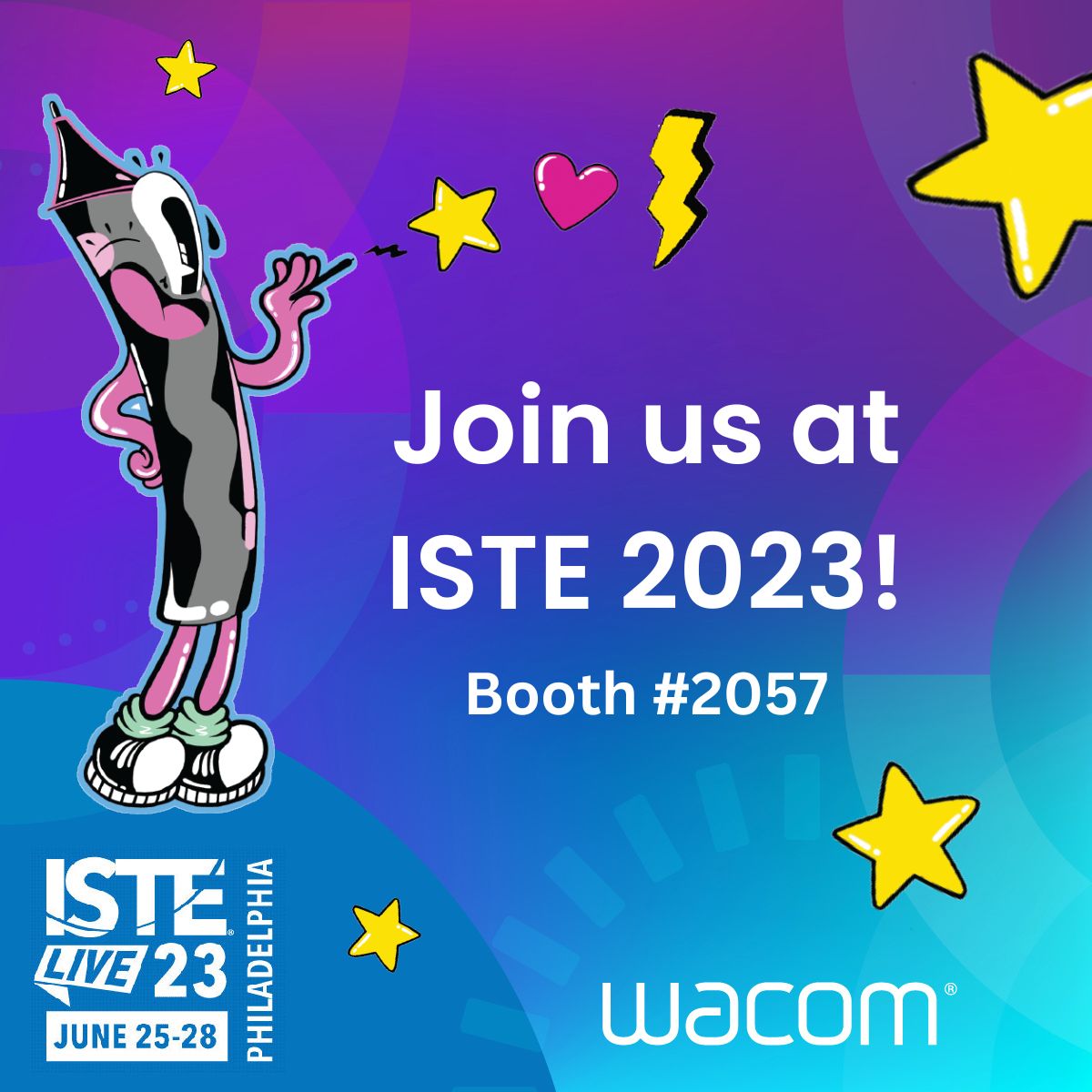 Hey #ISTELive! 👋 Stop by the Wacom booth 2️⃣0️⃣5️⃣7️⃣ to catch presentations by <a href="/tylertarver/">Dr. Tyler Tarver</a>, <a href="/timneedles/">Tim Needles</a>, <a href="/Wostoons/">Joe Wos</a>, <a href="/magma_com/">Magma</a> &amp; <a href="/KamiApp/">Kami</a>, + everyone's favorite, STICKERS! 🎊 We'll also be giving away a Wacom classroom bundle! 🎁 bit.ly/3psbqCi

#ISTELive23 <a href="/ISTEofficial/">ISTE</a>
