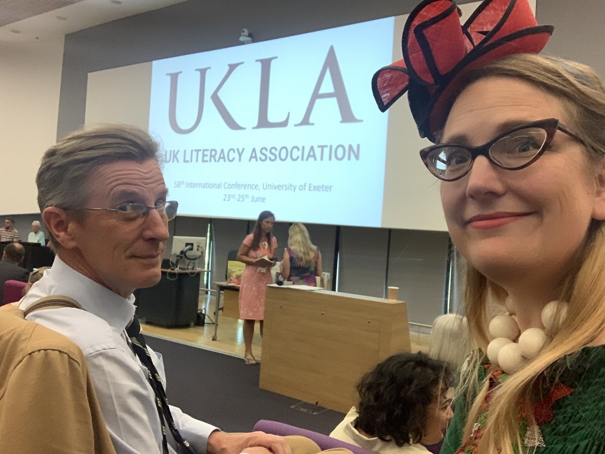 jabberworks's tweet photo. Hello, UK Literary Association! 
Reeve &amp; McIntyre are in the building 
@The_UKLA #UKLA23 @philipreeve1 https://t.co/dzc4DxR7bD