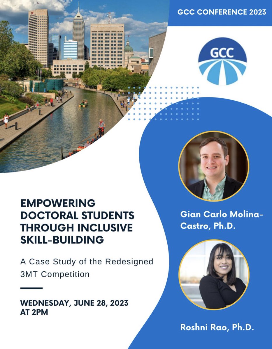 molinagian's tweet photo. Calling all career professionals! Join me &amp; @drroshnirao next week at @Grad_Careers Conference to discuss how @phuturesjhu has empowered grad students through a strong sense of belonging and community, while honing their communication skills, &amp; integrated #DEI in our programming. https://t.co/bKytj6zHuB