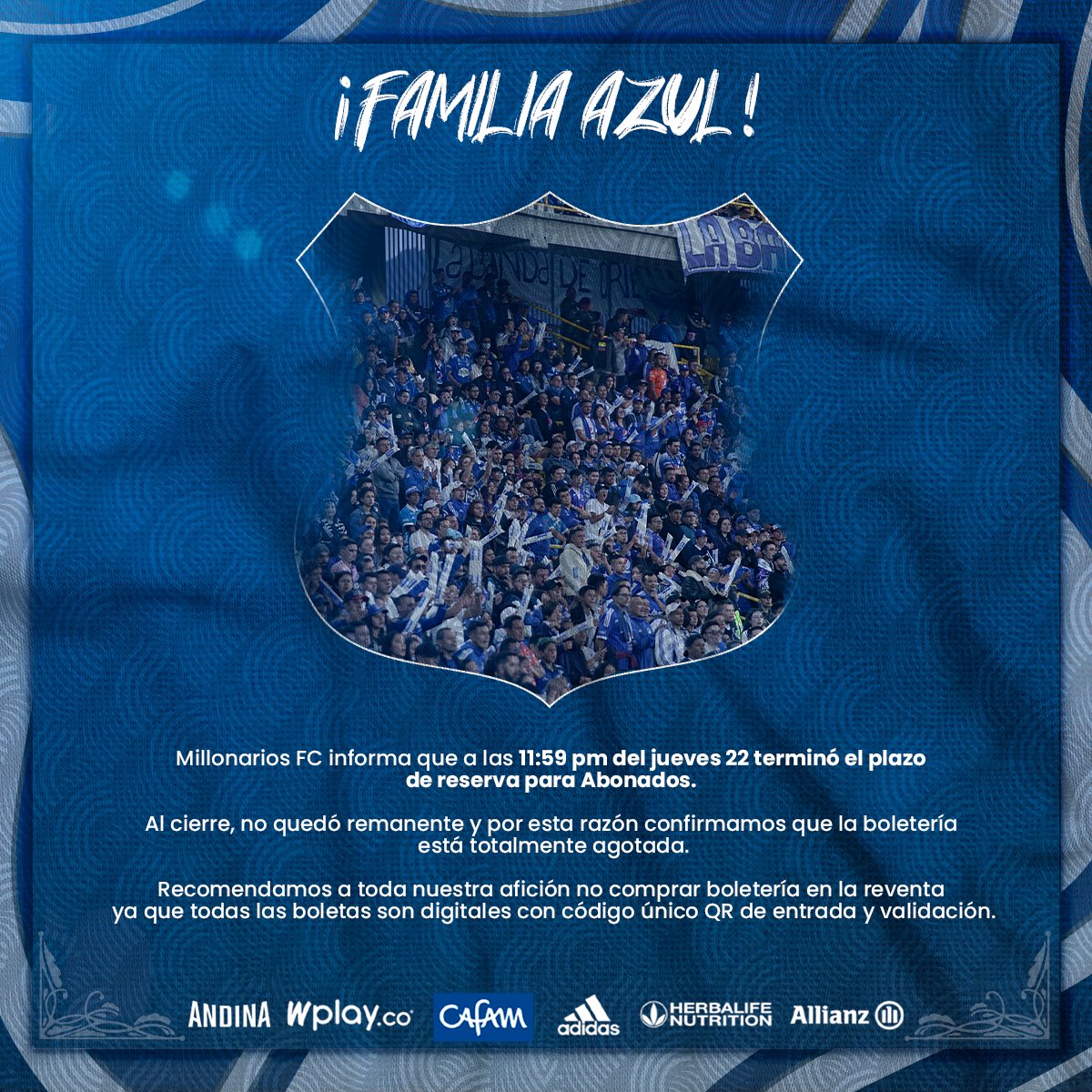 Millonarios FC tweet media