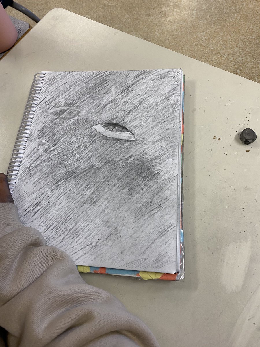 ms_bowersclass's tweet photo. The grade sixes are trying a new art technique today. They started by shading their papers and are using an eraser to create a picture from their imagination. https://t.co/v6ipoYcTu6