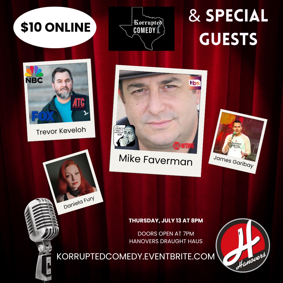 KorruptedComedy's tweet photo. July 13th @KorruptedComedy is back in the saddle at Hanovers Draught Haus!

#Austin #AustinTX #AustinTexas #ATX  #austincomedy #atxcomedy #KorruptedComedy #AustinLife #atxlife #pflugerville #pflugervilletx #pflugervilletexas #KorruptedComedyTX #KorruptedComedy https://t.co/wWcar0T5fu