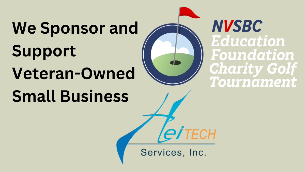 heitechservices's tweet photo. Join us in participating and/or sponsoring the #NVSBC Charity Golf Tourney on Mon, 8/14 at the Army Navy Country Club. Register your support today! https://t.co/BHkzoP45ff https://t.co/Ss9J97nPUj