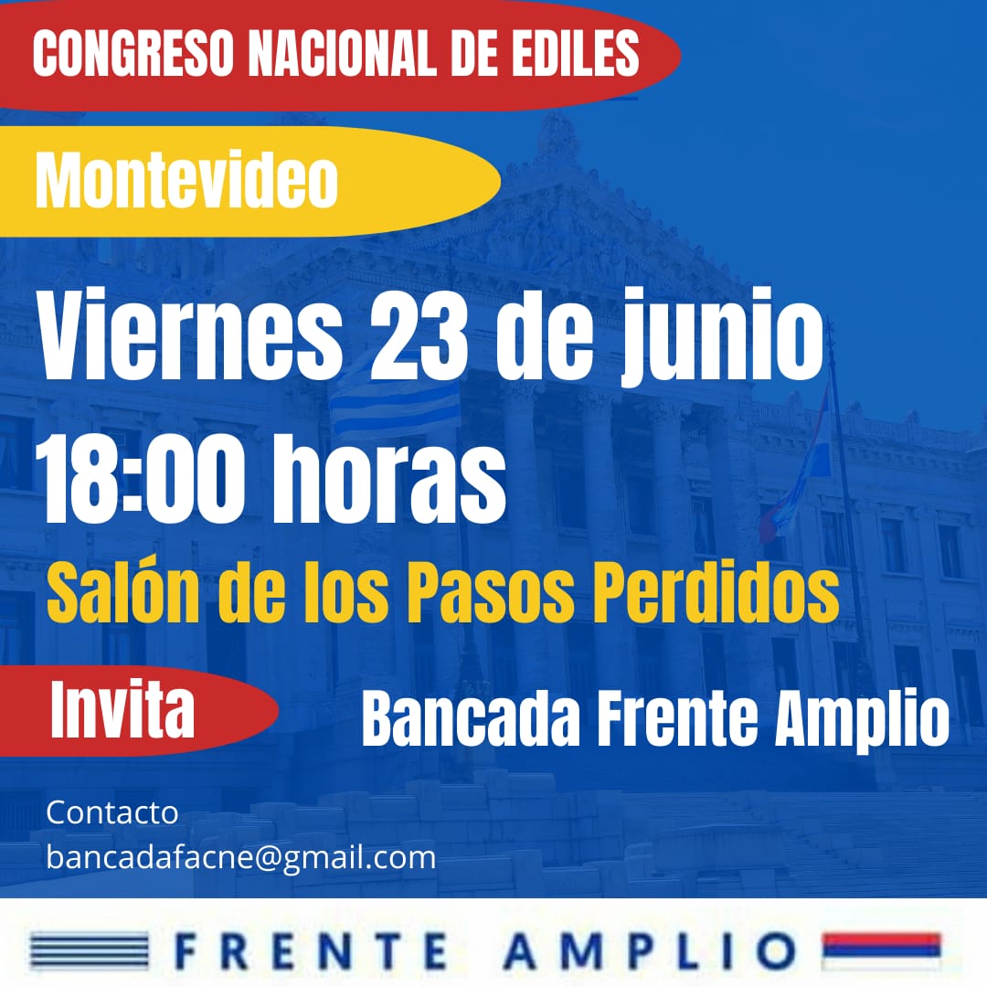 <a href="/Frente_Amplio/">Frente Amplio</a> <a href="/FAMontevideo/">Frente Amplio Montevideo</a> <a href="/CosseCarolina/">Carolina Cosse</a> <a href="/BancadaMvdFA/">BancadaMvdFA</a>
