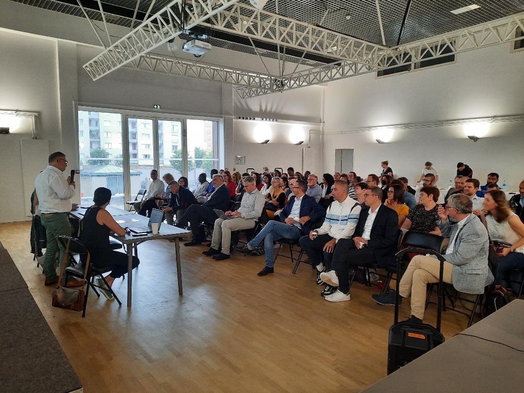 Assemblée générale de ode77.fr . 1500 bénéficiaires accompagnés en 2022. Merci à toutes et à tous. #SIAE2023 #iae #inclusion #departement77 <a href="/olivierdussopt/">Olivier Dussopt</a>