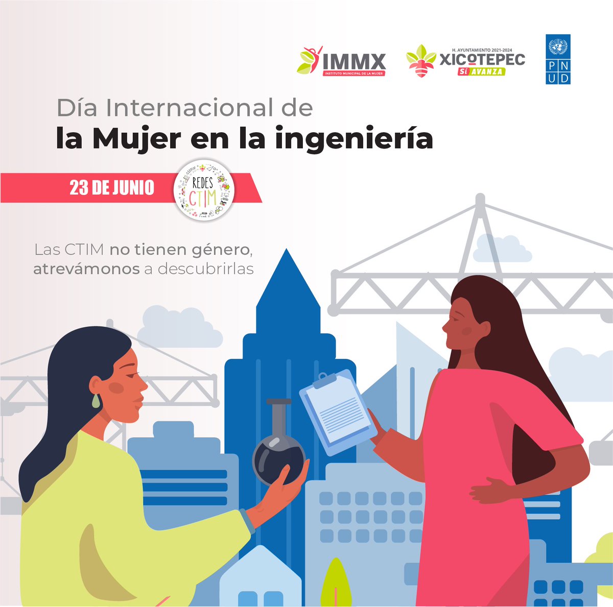 📚 ¿Sabías que solo el 29.8% de estudiantes de carreras de ingeniería, manufactura y construcción son mujeres? 
💪¡Desafiemos estereotipos y construyamos un futuro más inclusivo en #CTIM! 🌟 
¡Celebremos el Día de las Mujeres en la Ingeniería! 🚀👩‍🔬 #RedesCTIM <a href="/XicotepecAyto/">Xicotepec #SíAvanza</a>