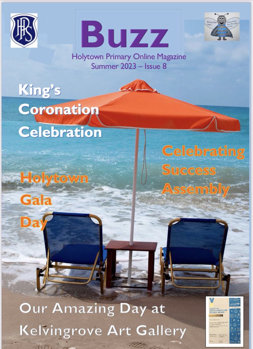 Buzz magazine has now been loaded onto Teams. Don’t forget to check out our fun events this term and our children’s amazing achievements. <a href="/HolytownPS/">Holytown PS & NC</a> <a href="/MrsLAlcorn/">Mrs Alcorn</a>