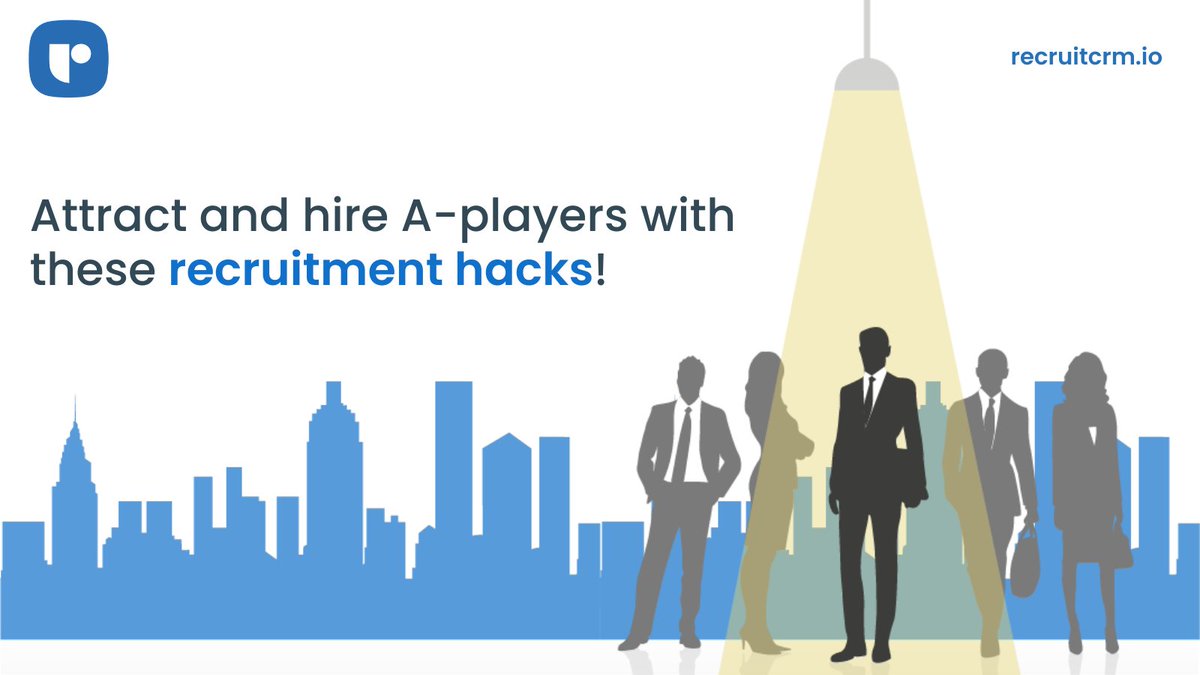 Ready to sprint to success? 🌟 Explore our exclusives article on recruitment hacks to attract and onboard the A-players of the job market! Read here: bit.ly/3NmW7D1

#RecruitCRM #recruitingtips #recruitmentblog #recruitmenthacks