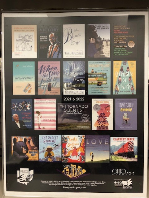 tccsapd's tweet image. I choose to read! Do you? Check out this list of books from 20 Ohio authors from @statelibohio Pick a title from the full list to access the toolkit which includes details about the author, how to reach them and a lesson to use the book. library.ohio.gov/services-for-l… @BenSpieldenner