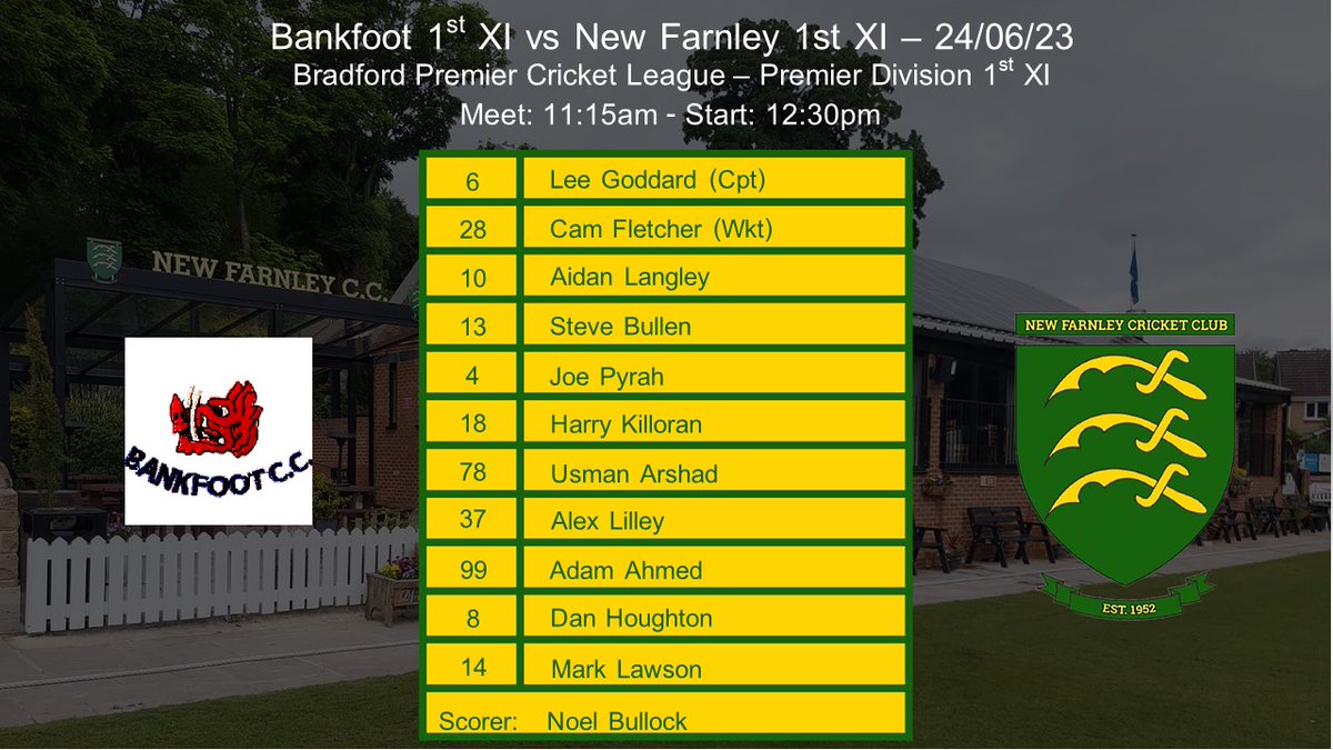 New Farnley CC tweet media