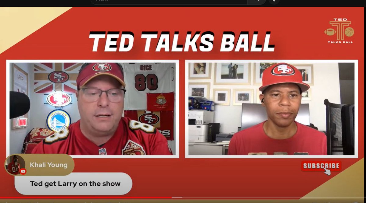 Honor your commitments

Do you have a pecking order of content creators?

1 minute clip from TED TALKS BALL w/ @MrTyAlston 

youtube.com/shorts/5-1lKak…

Be sure to subscribe

I'm trying to reach 1000 subs, so every bit helps!

#FTTB #49ers #GoNiners
.