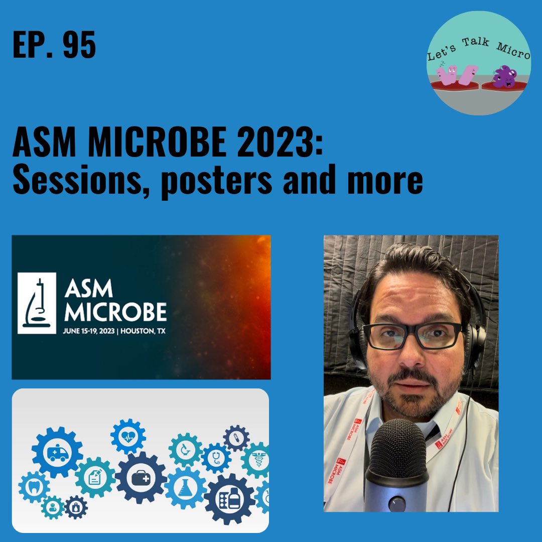 It’s Friday. A new episode is now available . One of two episodes about #Microbe2023. Link in comments.

#microbiology #MedTwitter #IDtwitter #medlabsci #podcast #fridaymorning #STEM