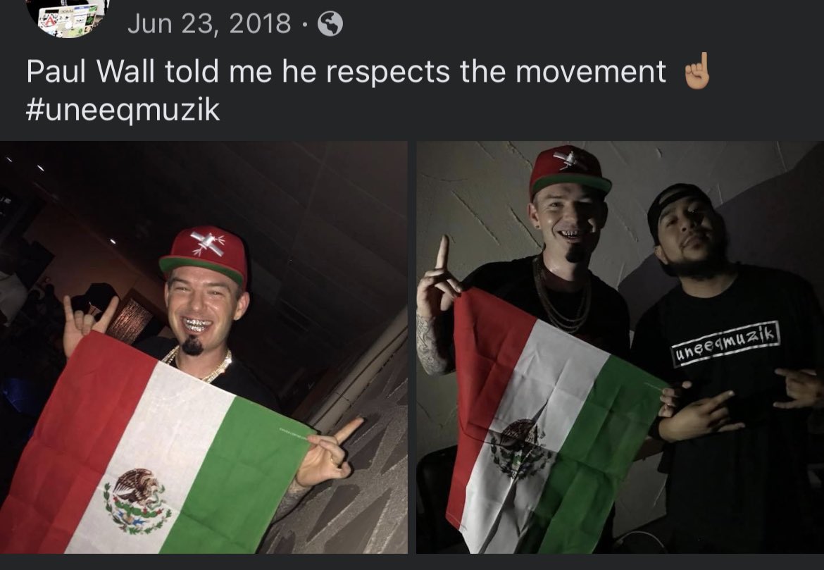 iamuneeqmuzik's tweet photo. 5 years ago today i impromptu DJ’d for Paul Wall cuz i was the house dj at a concert he was performing at. It was my first time meeting him, i had been barely djing for a year and i was ecstatic! Fast forward 3 years later &amp; i became his official dj 🚀 https://t.co/27qS6UXdie