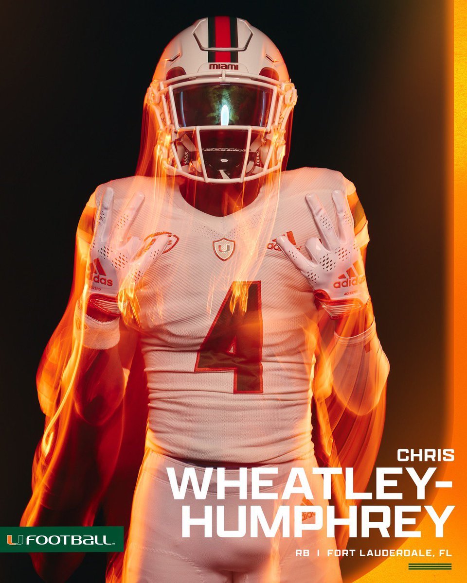 “Hellcat” Chris Wheatley-Humphrey #GoCanes 🙌🏾