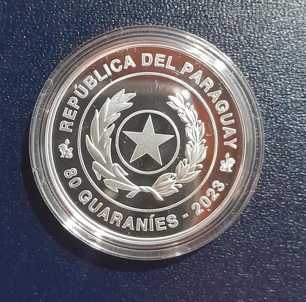 80 AÑOS DEL GUARANI

El Homenaje a Carlos A. Pedretti.

El <a href="/BCP_PY/">Banco Central del Paraguay</a>  acaba de presentar una nueva Moneda Conmemorativa, en esta oportunidad para celebrar el 80 aniversario del GUARANI, a su vez fue una ocasión propicia para homenajear creador de la misma, el Dr. Carlos Pedretti.