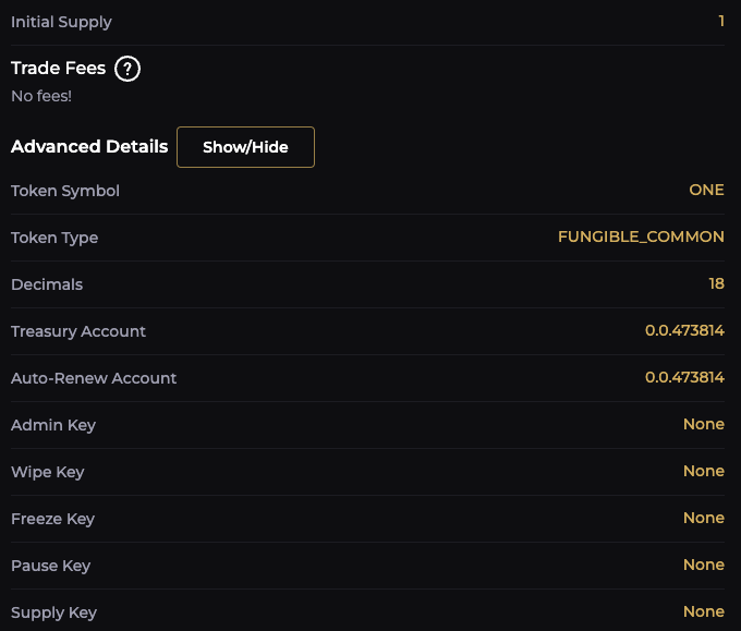 HELDiWanKenHODL's tweet image. Does anyone want some $ONE?

🥇: 0.0.3010032 | Supply: 1 

Fine print 👉 this is not a #giveaway... I'm just curious who's dying to get their hands on some #TinyONEs ✊

#ProbablyNothing #OnlyONE #HBAR #HFTs