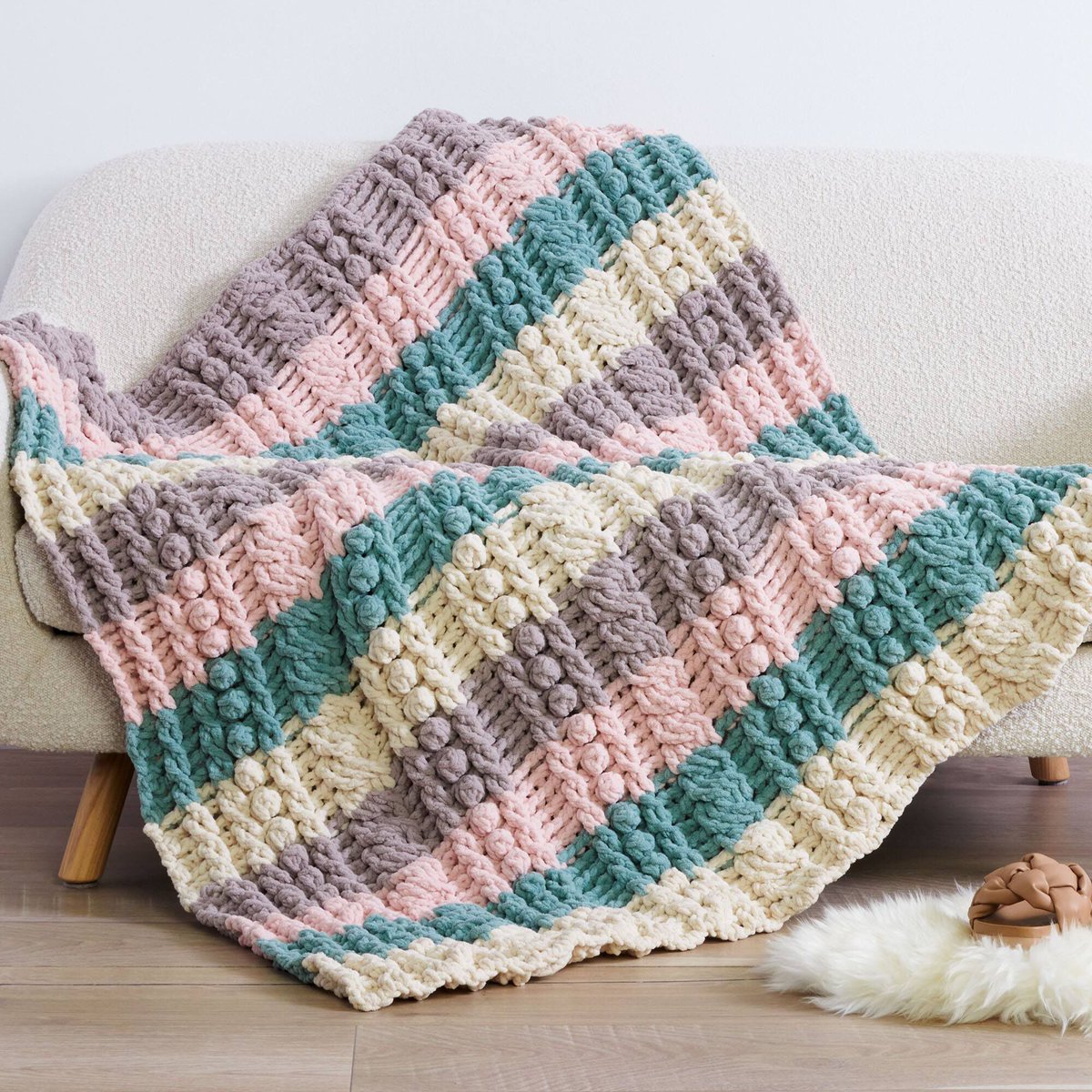 Featured this Week: Study of Puff Dessert Blanket by @Yarnspirations1! crochetpatternsgalore.com/study-of-puff-… #crochetpattern #freepattern #Crochet