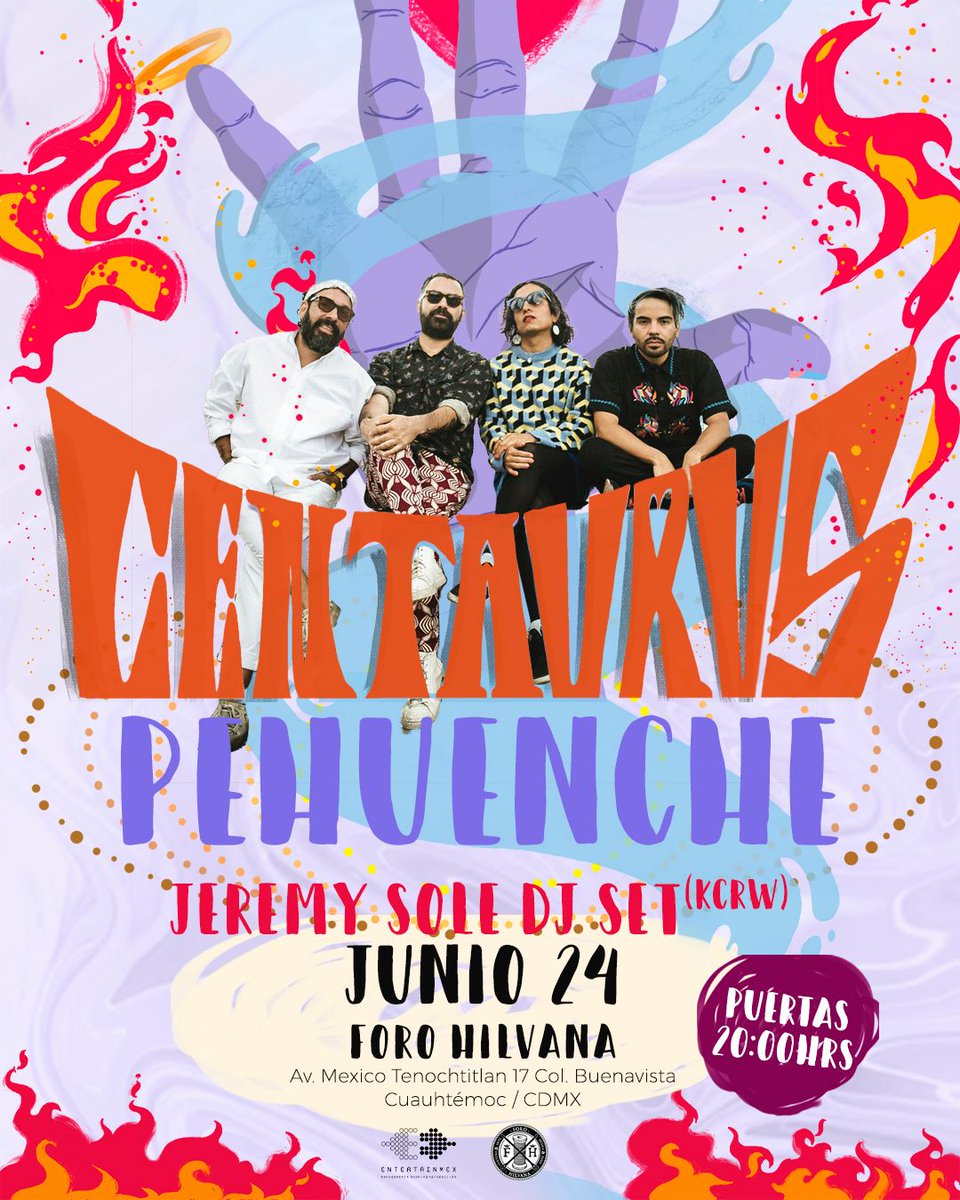 El próximo 24 de junio lánzate al show de @CENTAVRVS en el Foro Hilvana. ¡Compra tus boletos! 🎟️👉 tinyurl.com/st5ukhdc