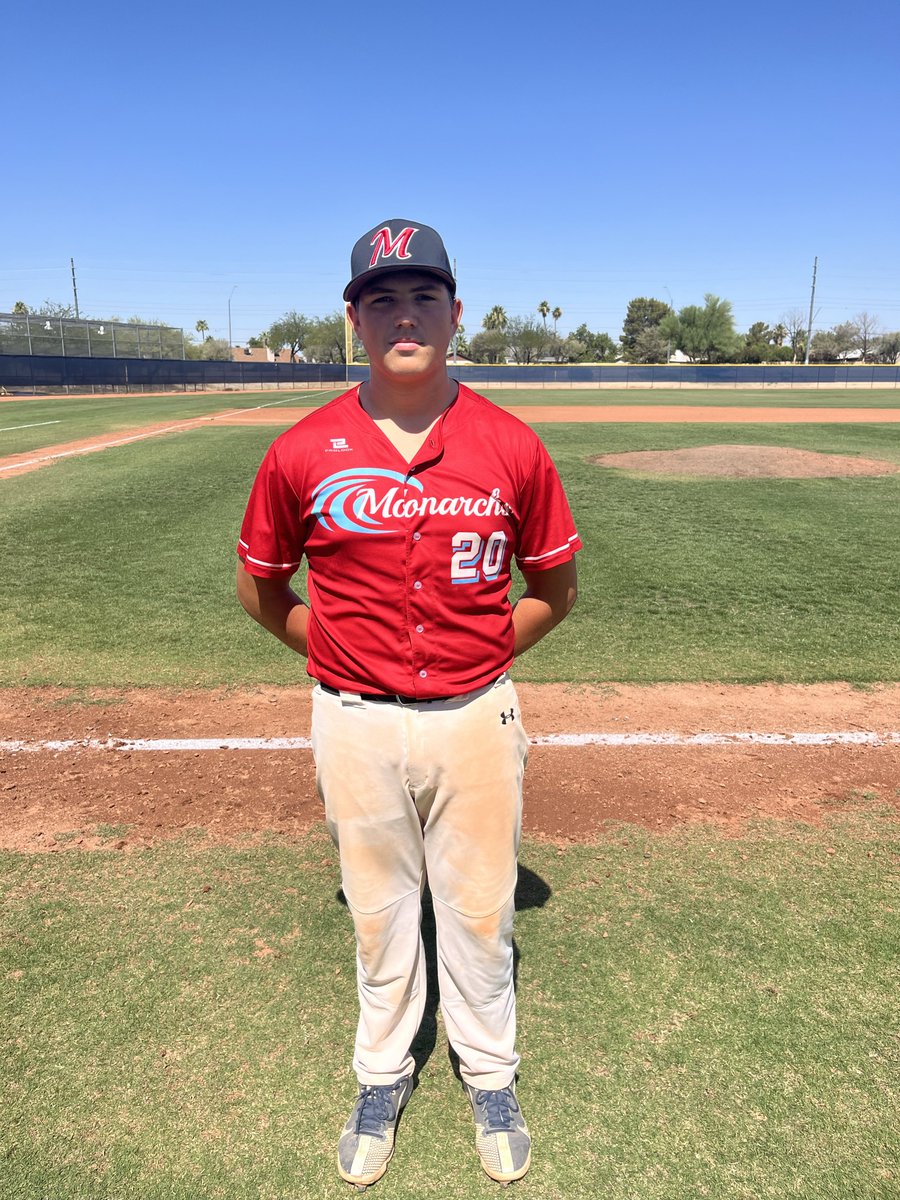 F: Monarchs North 9, Angels White 4
PoG: Dalton Vangordon 2-3, RBI, 2R
Honorable: Ethan Buckner 4.2 IP, 6K, 5H, 2 ER, 2 BB