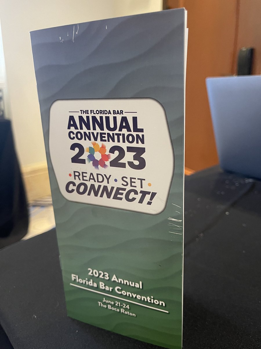 Enjoying the wonderful 2023 ELULS Update Seminar at the Annual Florida Bar Convention in Boca Raton, FL