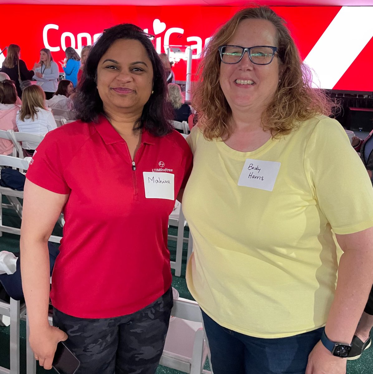 ltm_ofcl's tweet photo. Women's Day at #TravelersChampionship - amazing! Celebrating inspiring women, connecting with golf lovers &amp; enjoying empowering activities at TPC River Highlands ⛳️ Thanks to organizers &amp; participants for inspiring positive community impact! #LTIMindtree #FutureFasterTogether https://t.co/IsXh4msqlV