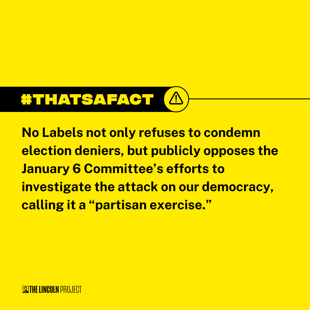 ProjectLincoln's tweet photo. #ThatsAFact  #NoLabelsElectsTrump https://t.co/MM3jcedViw