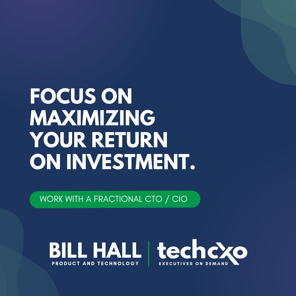 Investing in technology should yield measurable returns. With my expertise I conduct thorough assessments, perform cost-benefit analyses, and guide you in making informed technology decisions. #Scalability #MaximizeROI #BusinessTransformation #techcxo #productandtech