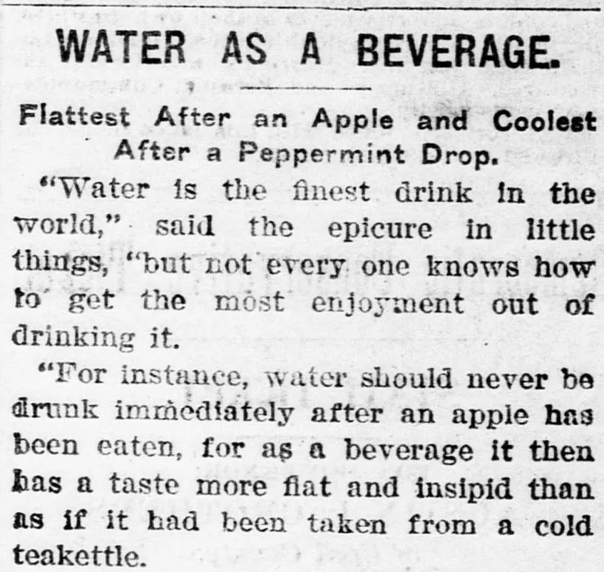 Happy National Hydration Day! Summer is heating up, so we have to make sure we get plenty of water while we enjoy the season! 

#ChroniclingAmerica #ChronAm #HistoricMDNews

buff.ly/3qUnvke