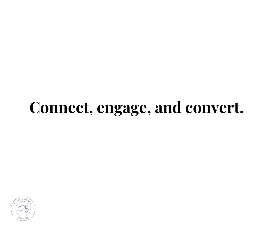 Unlock the power of connection and engagement with our proven strategies. Seamlessly connect with your audience, captivate their attention, and effortlessly convert them into loyal customers. Let's take your business to new heights! #ConnectEngageConvert #MarketingSuccess
