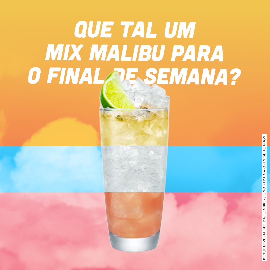 malibu_br's tweet photo. As receitas estão no carrossel! 🥥☀️

Pegue leve na bebida. Lembre-se, apenas para maiores de 18 anos.

#Malibu #MixMalibu #MalibuRum #VerãoOAnoTodo https://t.co/WlTaOTvnMd