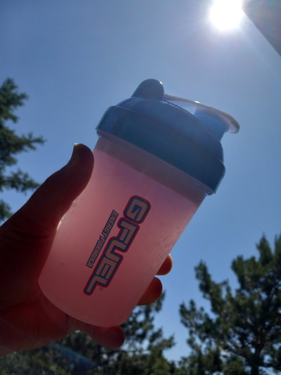 Going with some of @Ninja Cotton Candy 🍬  today. Wbu? 

🥤 @GFuelEnergy ✅️
☀ #Sunshine ✅️