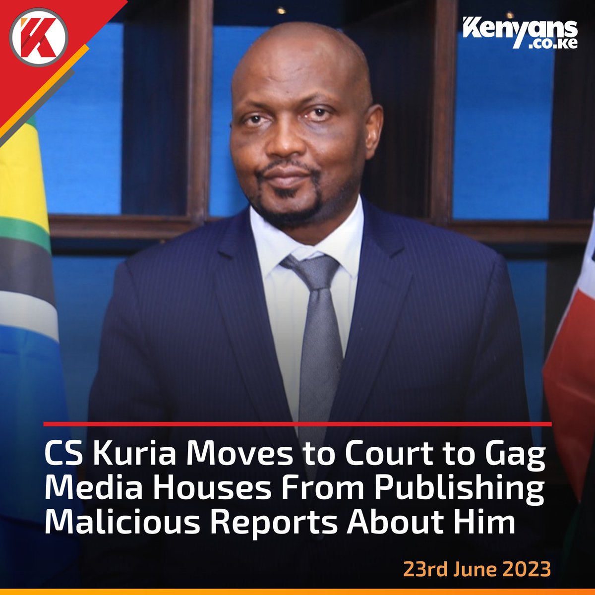 Kenyans's tweet photo. CS Kuria moves to court to gag media houses https://t.co/MutNQh6Owu