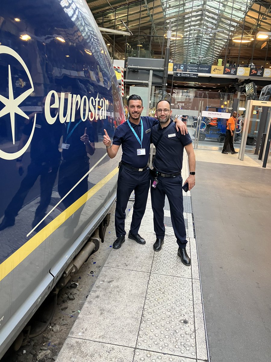 Rebranding has started innit!!! @eurostar @thalys_en #eurostarfamily #eurostarbrotherhood