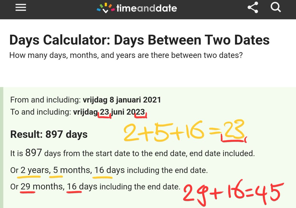 TMTG CONTRACT FINISHED,..
TRUMP IS FREE TO TWEET,..
COULD YOU THINK OF A BETTER DAY TO RETURN THAN THIS FRIDAY THE 23RD?
MARKING 2YEARS 5MONTHS&16DAYS
2+5+16=💥23💥
29Months&16Days
29+16=🇺🇸45🇺🇸
Nobody Knows, One Can Only Hope🤞🇺🇸🦅✨️