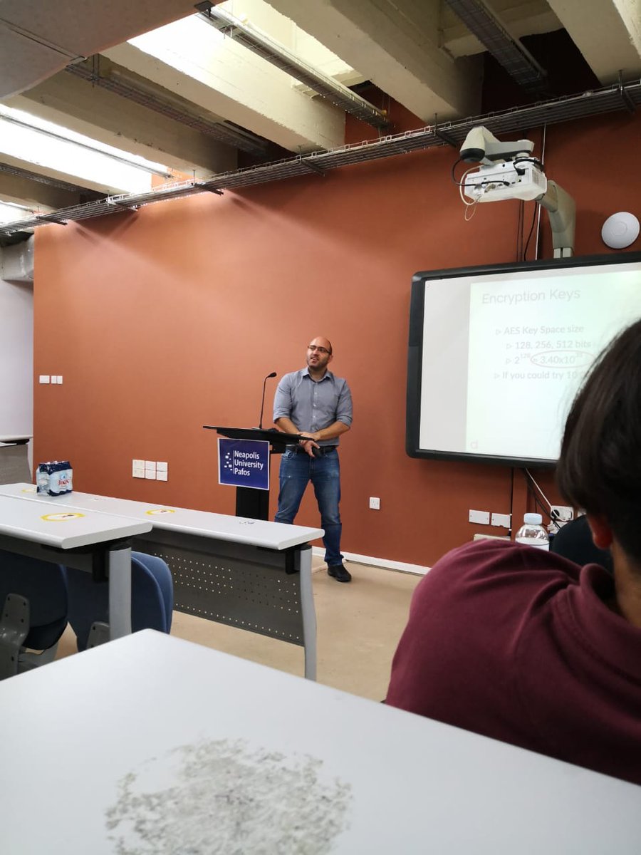 ergonact's tweet photo. Announcement! 📢 Our team had the honor of sharing our expertise and insights today with Computer Science students from the Neapolis University Pafos. We express our sincere appreciation to everyone who attended and we hope you found our presentation informative and inspiring! https://t.co/km1RLireeL